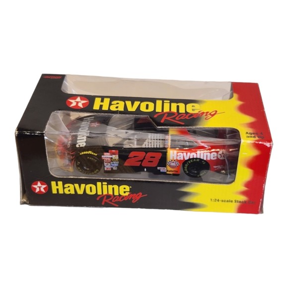 Havoline Racing 1:24 Scale Stock Car #28 Action Racing Model Car - Picture 4 of 6